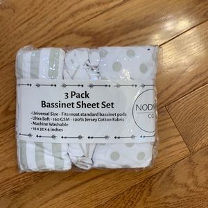 3 Pack Bassinet Sheets